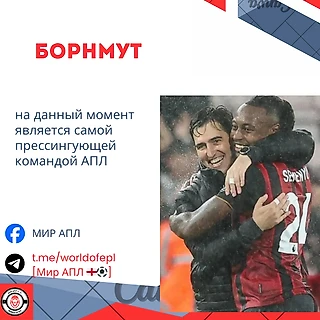 Самая прессингующая команда АПЛ