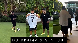 🤩 «Легенда пришла!» Винисиус продолжает путь к звездам. Бразилец встретился с легендой хип-хопа DJ Khaled 🎧