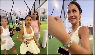 😅 «Чем зарабатываешь?» Парень не узнал жену Месси и удивился ее дорогущим часам