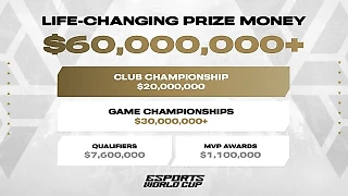 Esports World Cup: $60.000.000 призового фонда
