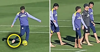 «Атлетико» провел тренировку босиком! Новые методы Симеона – «впитать энергию солнца и природы»