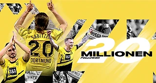 «Дортмунд» набрал 20 миллионов подписчиков в инстаграм