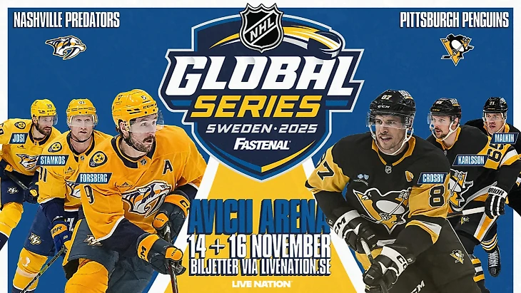 NHL Global Series: Nashville Predators (AWAY) vs Pittsburgh ...