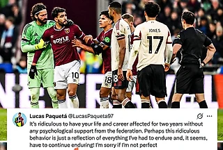 🔥 Пакета словил две желтых за минуту в матче с «Ливерпулем», а затем очень странно объяснился в соцсетях – на 7 млн просмотров 😲