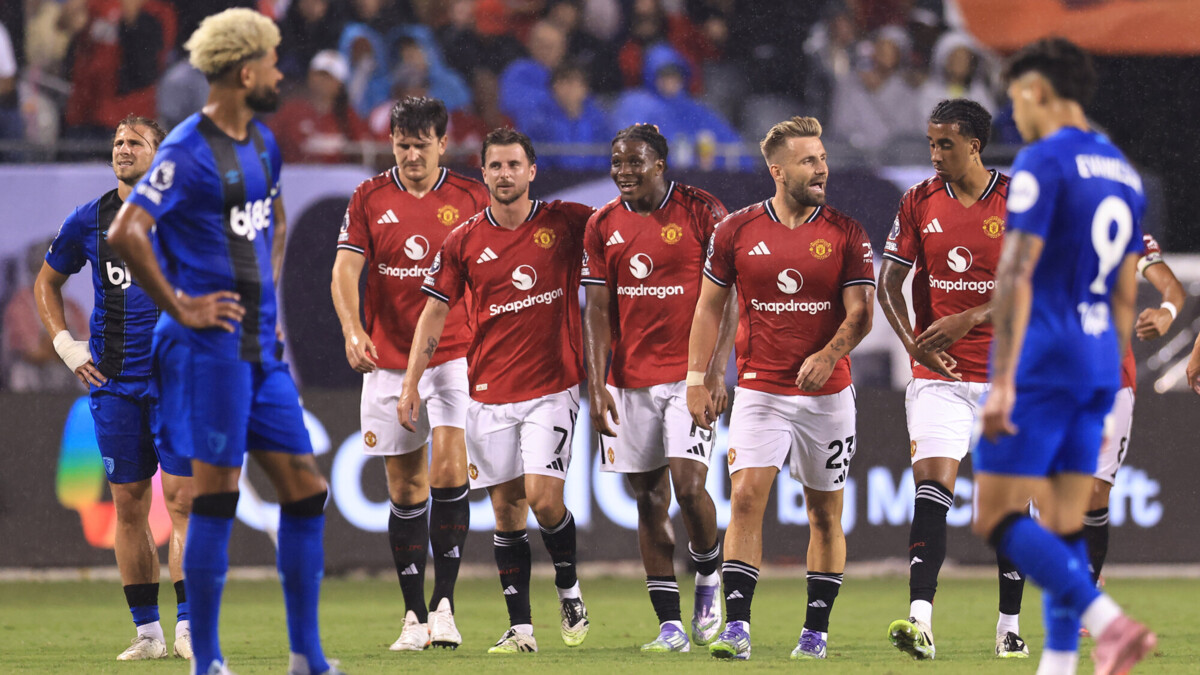 Манчестер Юнайтед» обыграл «Борнмут» в матче Летней серии АПЛ