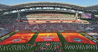 Сгонял на Суперкубок России в Казань. Праздник состоялся, но без солд-аута. Игра прошла с Fan ID. ЦСКА – с трофеем!
