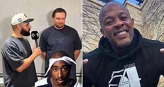 Усик сказал на интервью, что он фанат Тупака. Но перепутал и включил песню Доктора Дре 🤣