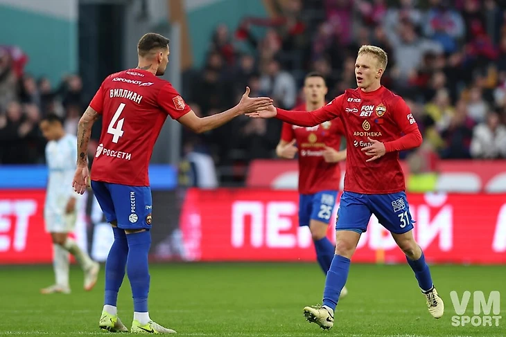 Виллиан Роша и Матвей Кисляк. ПФК ЦСКА