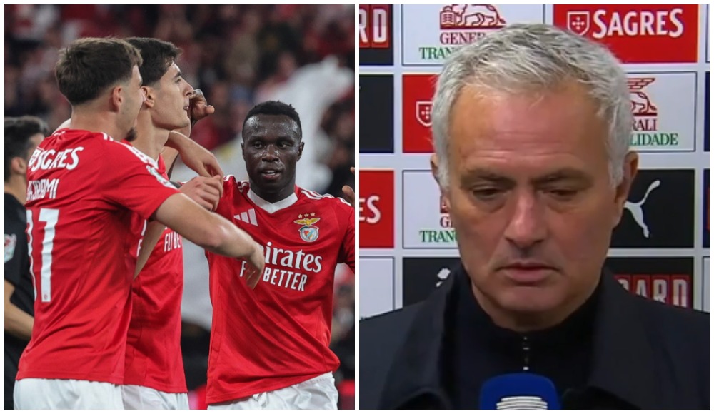 Моуринью обвинил игроков «Бенфики» в предательстве. Он сделал в перерыве четыре замены, а хотел бы все девять 🤯
