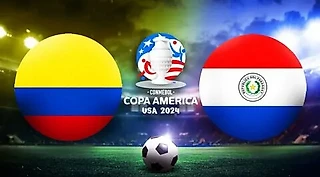 Обзор матча Кубка Америки, между сборными Колумбии и Парагвая