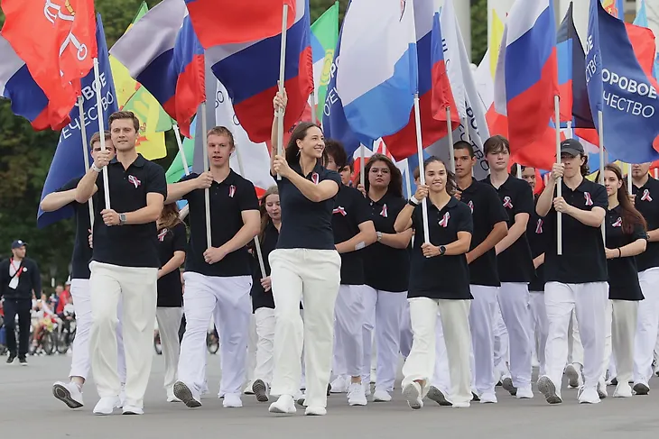Как прошло Всероссийское спортивное шествие «Здоровое Отечество»: фоторепортаж