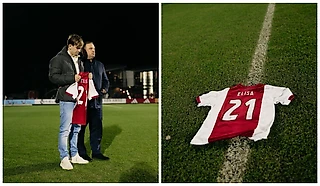 🕯️ Девушка игрока молодежки «Аякса» погибла в ДТП. Сегодня команда вышла на матч в траурных повязках – на 21-й минуте игру остановили для минуты молчания