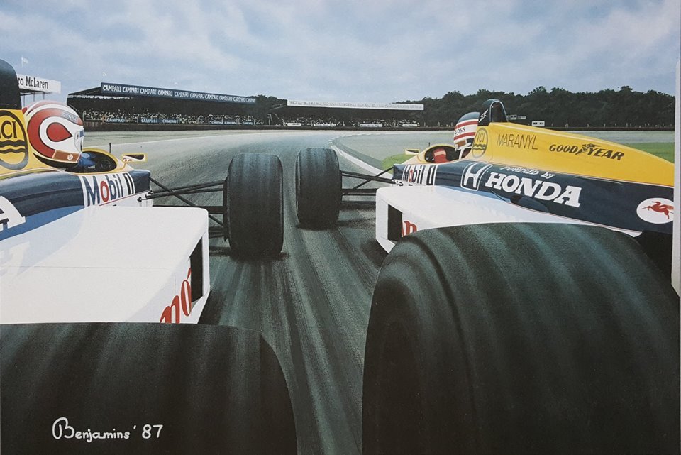 Passing Strangers' – Mansell vs. Piquet, 1987 British GP (Silverstone) — Williamsburg Art Gallery