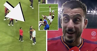 Уникальный случай: реакция Хоселу на гол Беллингема в лайве с другого стадиона. Позвал партнера смотреть повтор
