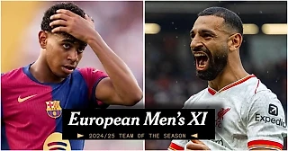 Сборная лучших игроков сезона от The Athletic. У фанатов есть претензии – в команде нет Ямаля и других звезд 😡