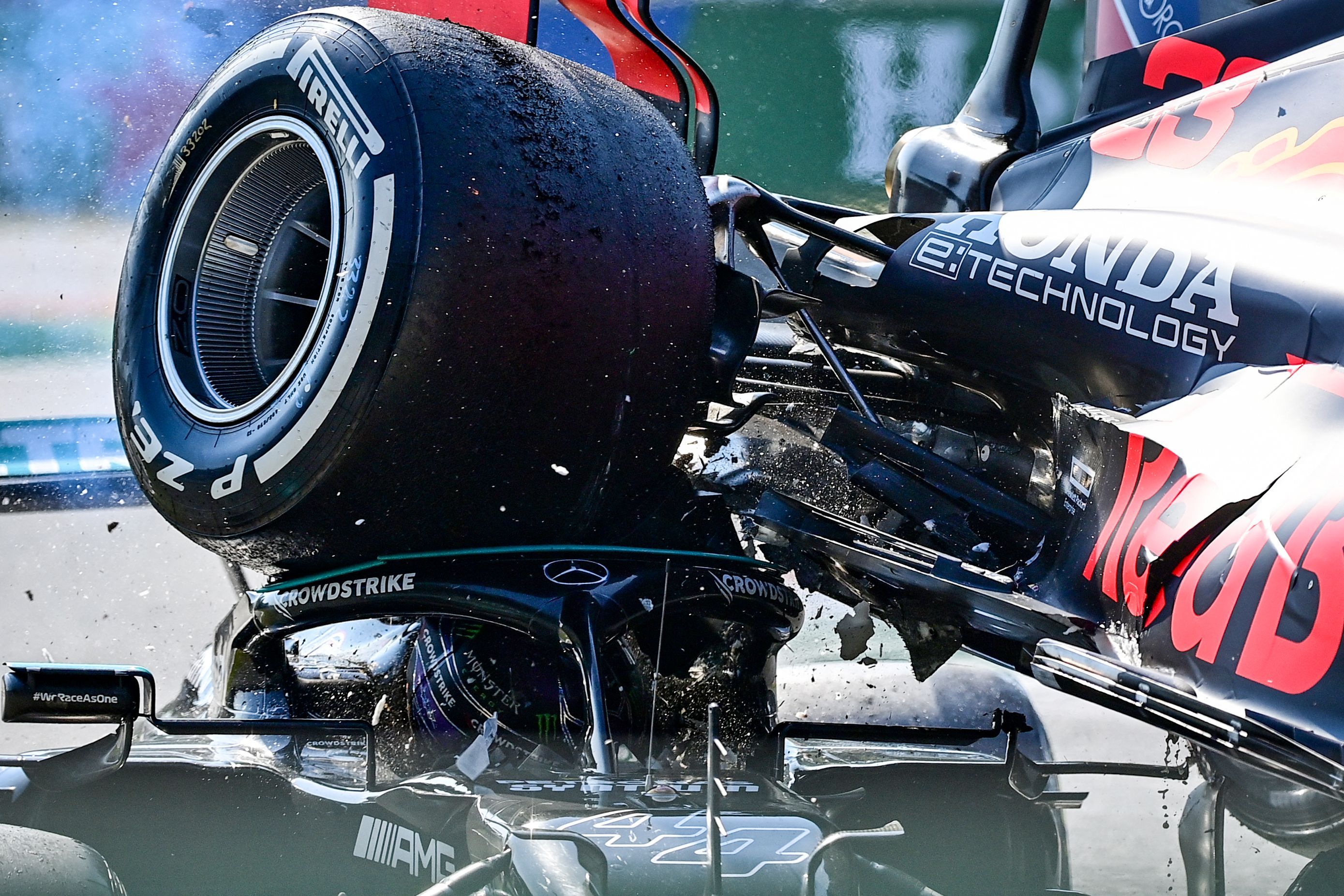The Halo Definitely Saved Lewis's Life Today," Says Toto Wolff