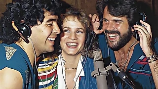 Ко дню рождения Диего Марадоны. В 1986 году великий футболист записал песню с аргентинской поп-группой