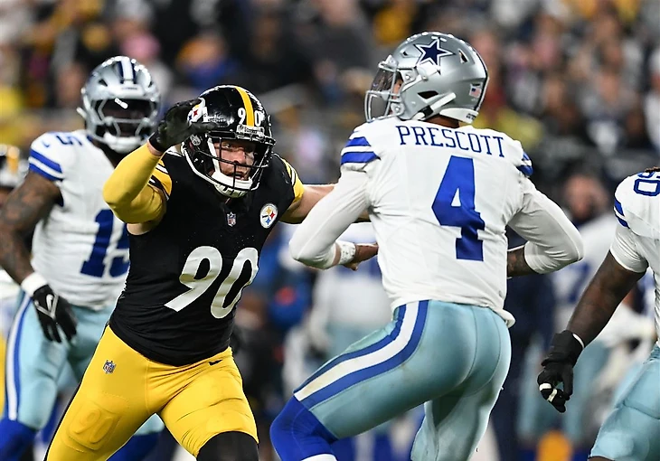 T.J. Watt records 100th career sack on final play of 1st quarter vs. Cowboys | Pittsburgh Post-Gazette