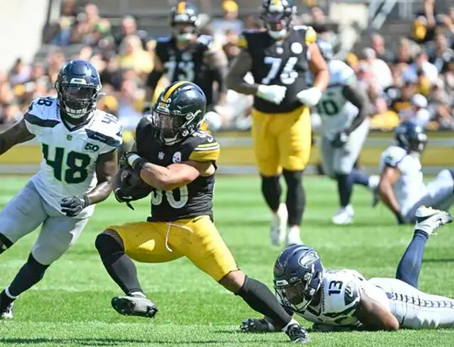 Steelers rushing offense continues to underwhelm in loss to Seahawks