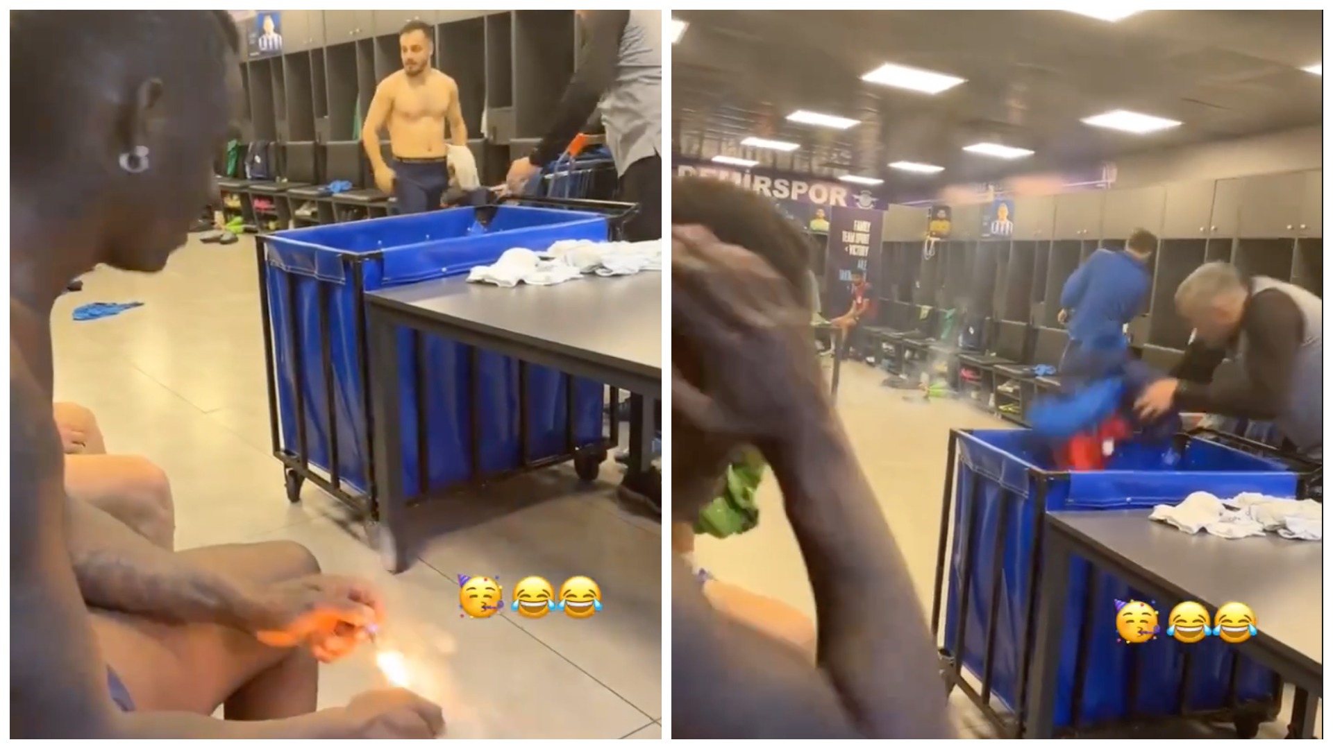 Балотелли взорвал петарду в раздевалке – так отпраздновал победный мяч