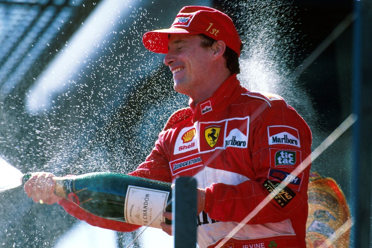 De dag dat Eddie Irvine uit de schaduw stapte