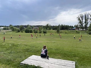 Футбол около села С. Граундхоппинг в Мещере