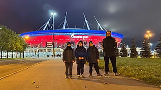 Взгляд из детства. Футбольная сборная России. Первый матч для меня и детей на стадионе