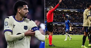 Что там с Араухо? По слухам, защитник «Барсы» в депрессии после красной в матче с «Челси» 😮