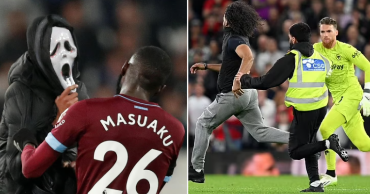 ТОП-5 клубов АПЛ с наибольшим числом арестов за выбегания на поле