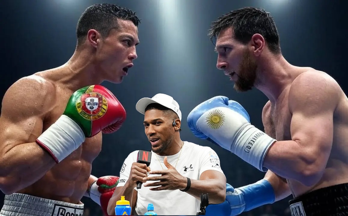 💥🥊 «Он такой: Бэнг! И тебе конец». Энтони Джошуа назвал фаворита поединка по боксу между Месси и Роналду