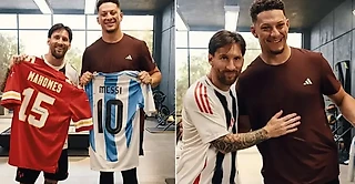 Новая реклама Adidas с Месси: Лео соревнуется со звездой НФЛ 🔥