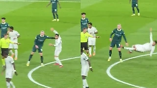 Холанд про контакт с Асенсио: «Мне такое нравится». Защитник «Реала» отлетел на газон