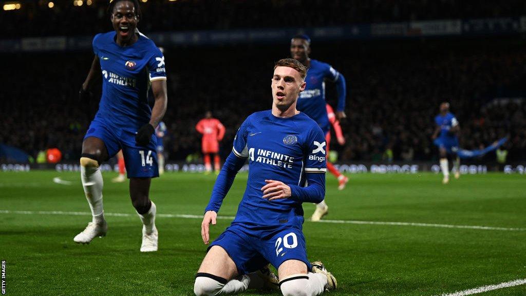 Chelsea 6-0 Everton: Cole Palmer scores four including 16-minute hat-trick - BBC Sport