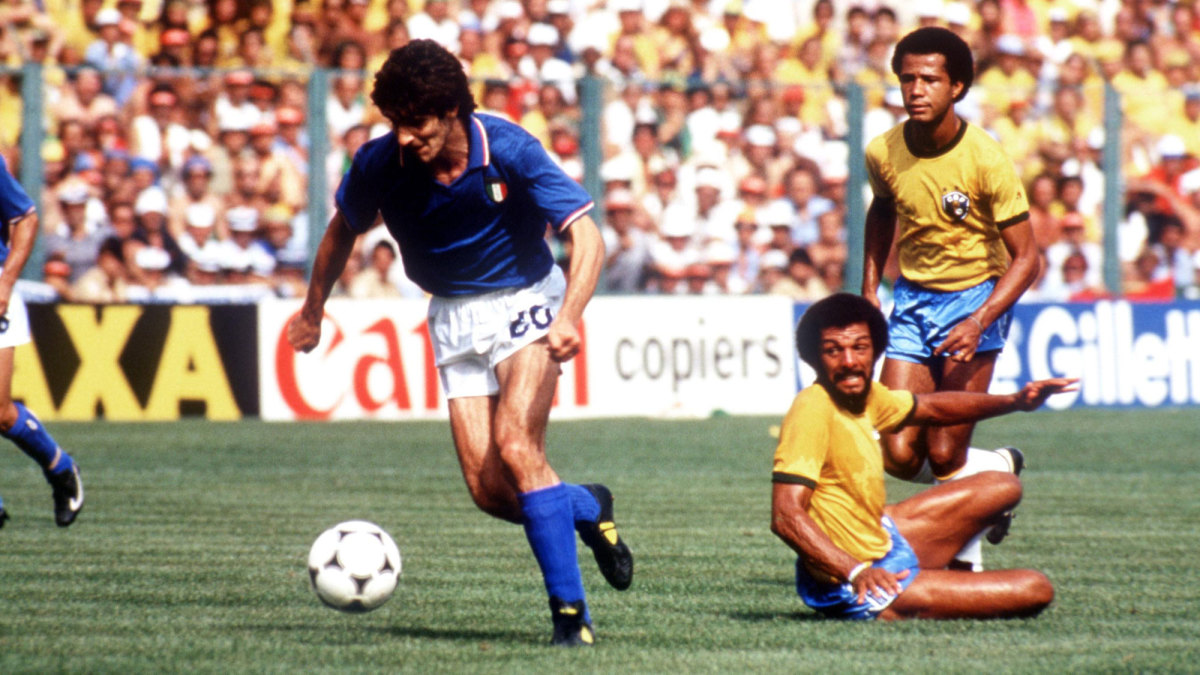 Паоло Росси, Сборная Бразилии по футболу, сборная Италии по футболу