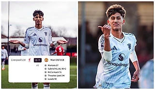 📹 Юноши «МЮ» вынесли в чемпионате «Ливерпуль». Хет-трик у вундеркинда Габриэля – отметил как Исак и Мбемо