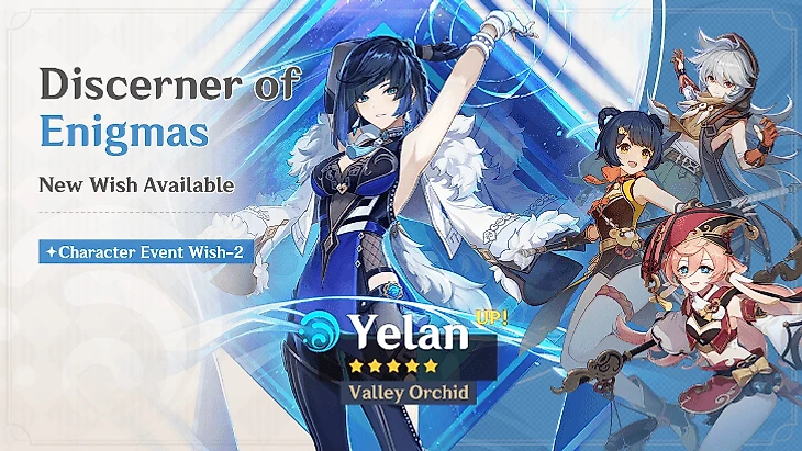 Yelan Rerun Banner Rerun Date and 4-Star Characters | Genshin Impact｜Game8