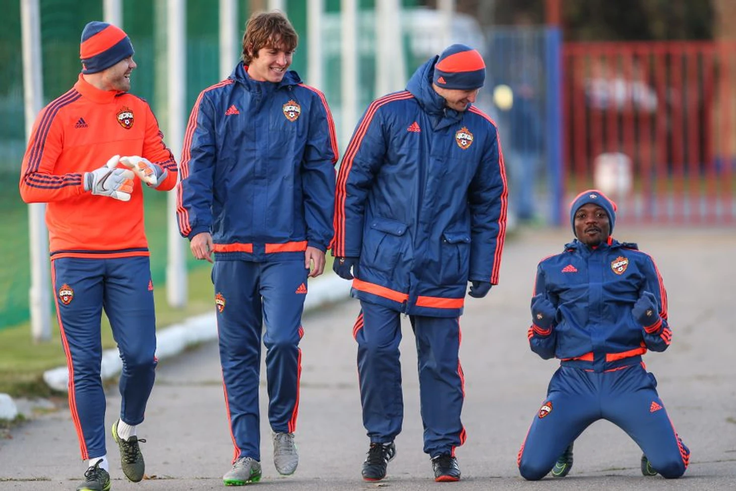 Игорь Акинфеев, Марио Фернандес, Максим Головлёв и Ахмед Муса