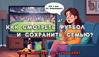 Как смотреть футбол и не сойти с ума: гайд для жены, подруги и всех, кто не в теме